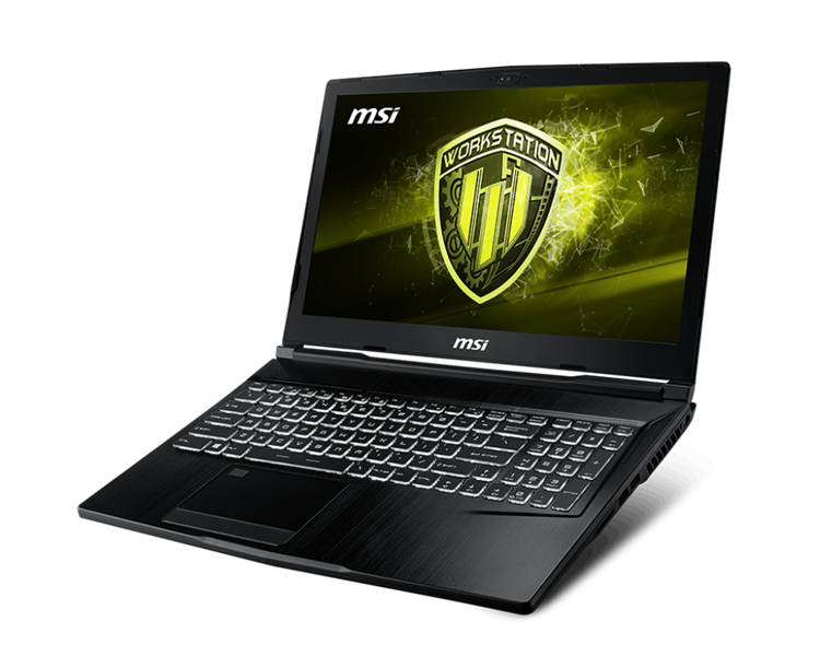 MSI Workstation WE73 8SK Intel&#174; Xeon&#174; E _2176M _32GB _256GB SSD PCIe _1TB _Quadro&#174; P3200 with 6GB GDDR5 _Win 10 _Full HD IPS _LED KEY